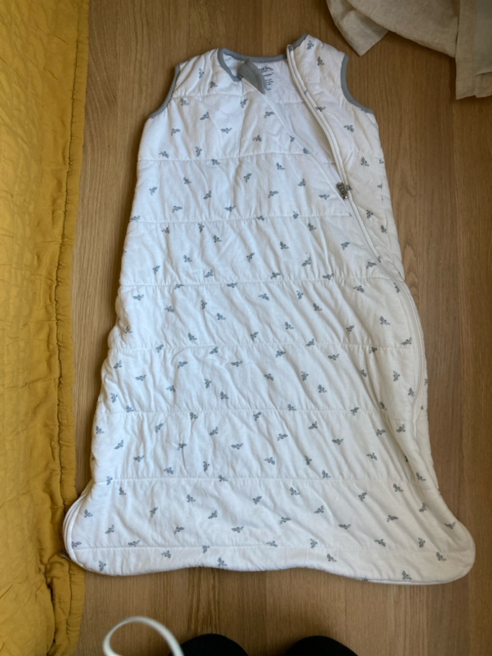 Burts Bees Golden Bee Organic Warmer Beekeeper Wearable Baby Blanket